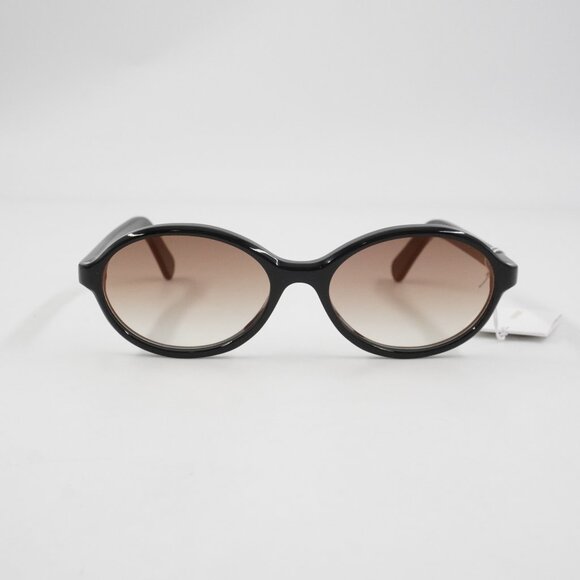 Zimmermann Cyd Oval Acetate Frame Sunglasses with Round Finish in Black (NWT) main image 11